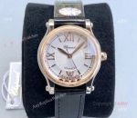 Replica Ladies Chopard Happy Sport 7 Floating Diamonds Watch Swiss Made